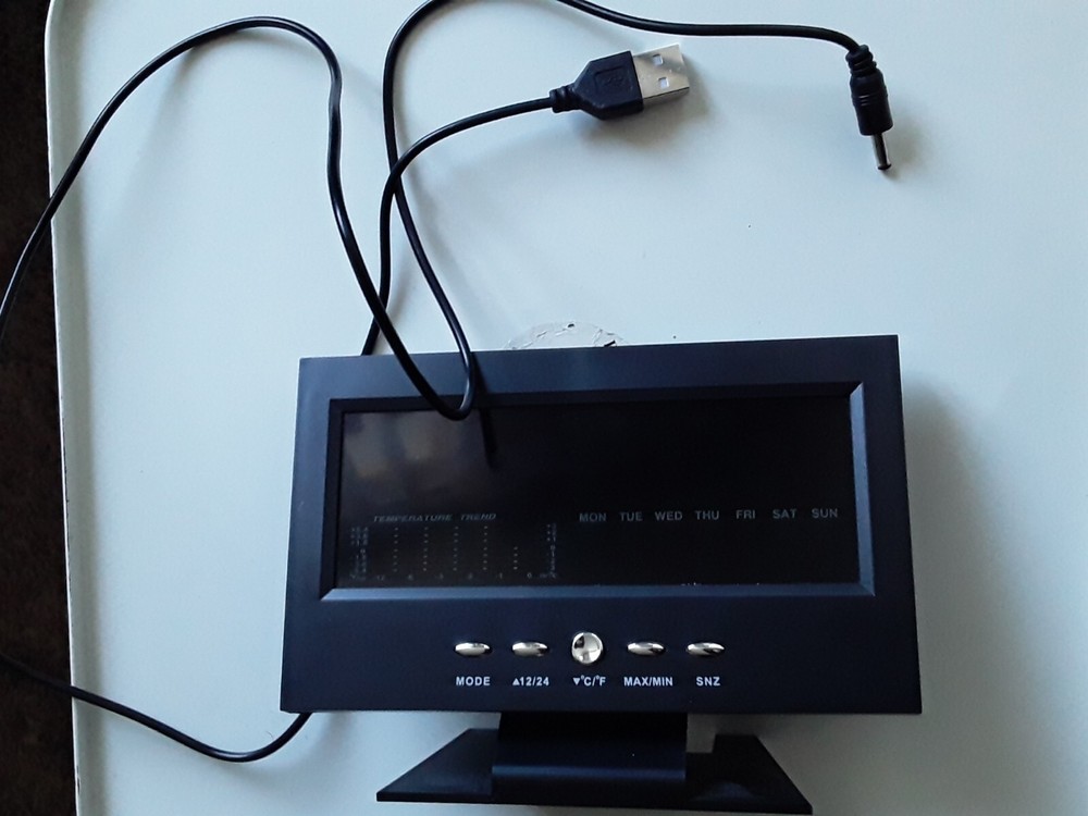 Digital Voice weather station clock