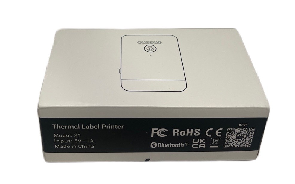 ORGBRO X1 Portable Bluetooth Label Maker Wireless Thermal Printer