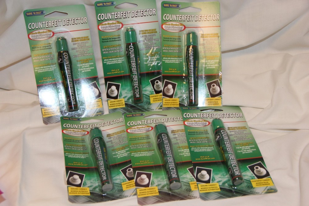 Sure 'N Fast™ Counterfeit Detector Pen  (6) total