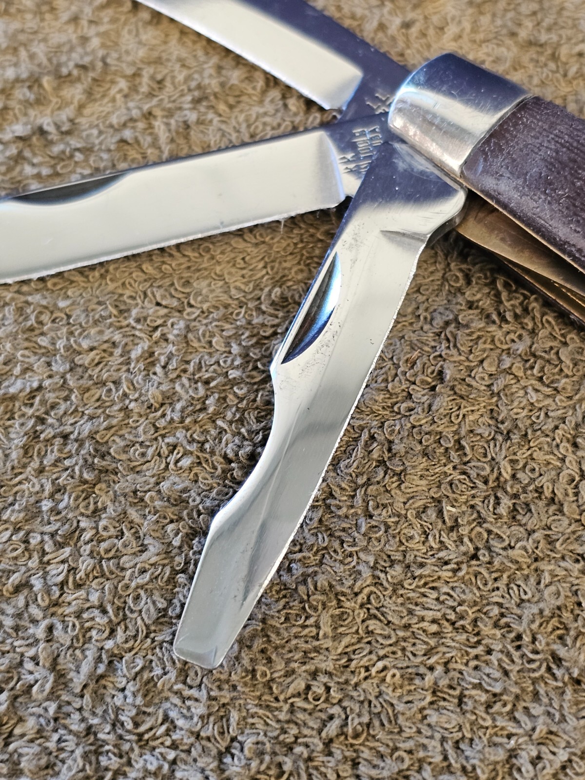 Klein Tool Electrician Folding Pocket Knife 3 Blade KK LL USA Chicago