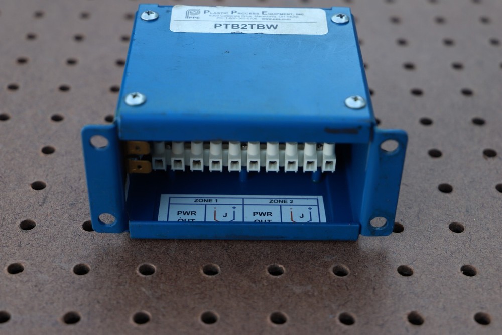 PLASTIC PROCESS EQUIPMENT PTB2TBW PRE-WIRED COMBINATION TERMINAL BOXES