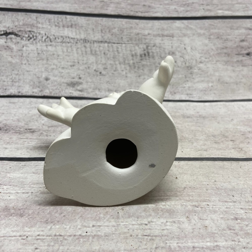Unbranded Ghostbusters Slimer Ghost Ceramic Bisque Unpainted Figurine