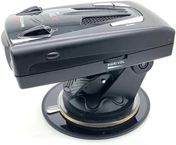 Universal Radar Detector Windshield & Dashboard Suction Mount - Black