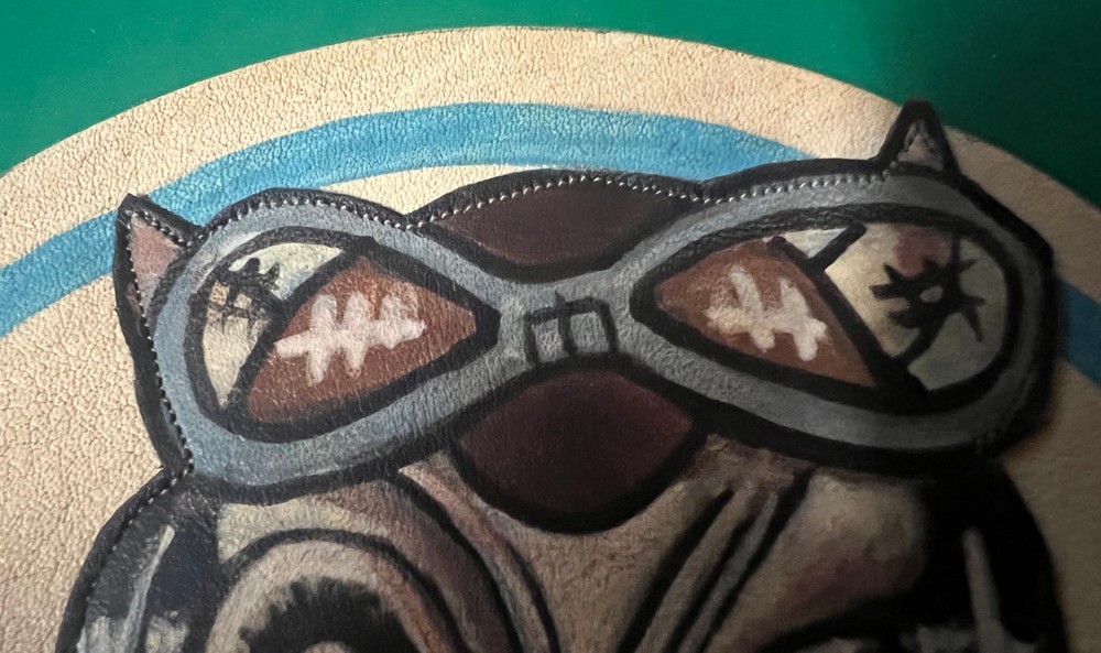 61ST FIGHTER SQUADRON/56TH FTR. GRP. LAYERED LEATHER PATCH