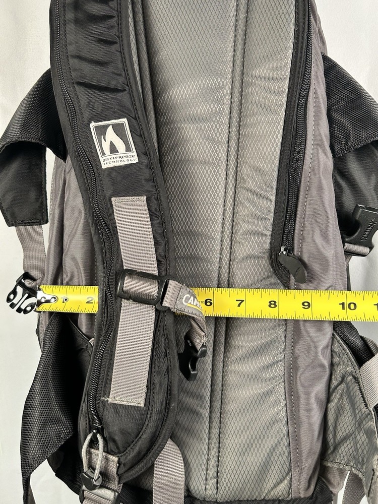 CamelBak Hydration Backpack Gray Blue Hiking Pack No Bladder Outdoor Daypack