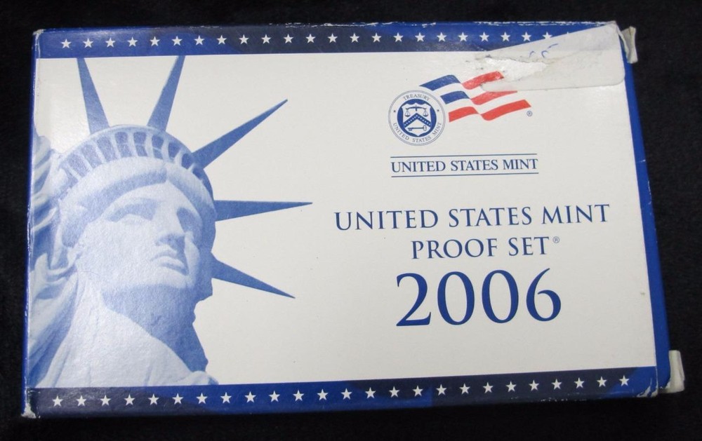2006 Proof Set * 10 Coins * Great Gift * State Quarters * With Box & COA