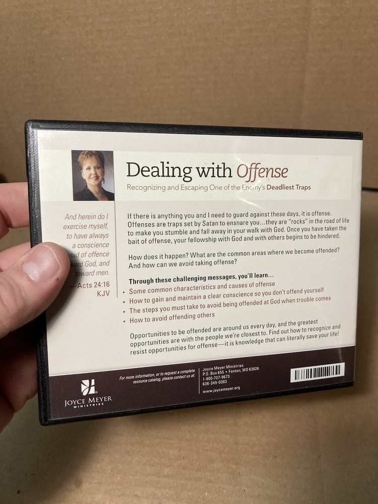 Dealing With Offense Joyce Meyer Ministries Cd Set