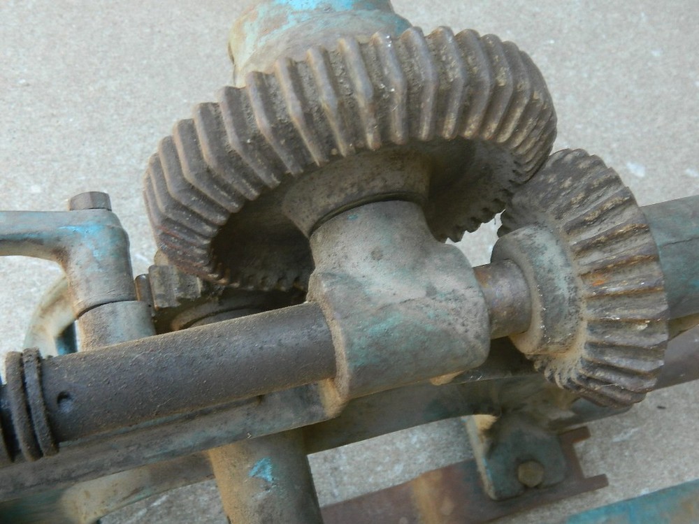 Vintage Antique Hand Crank Drill Press