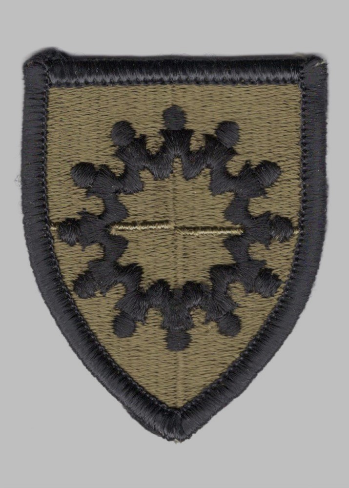 Army Patch: 149th Armored Brigade - subdued, merrowed edge