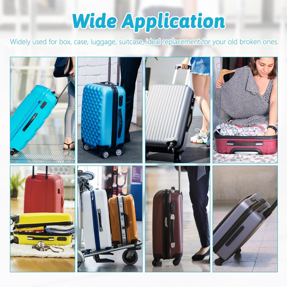 1Pc Luggage Handle 9.06" X 0.98" (L X W) Plastic Pull Handle Grip Replacement 23