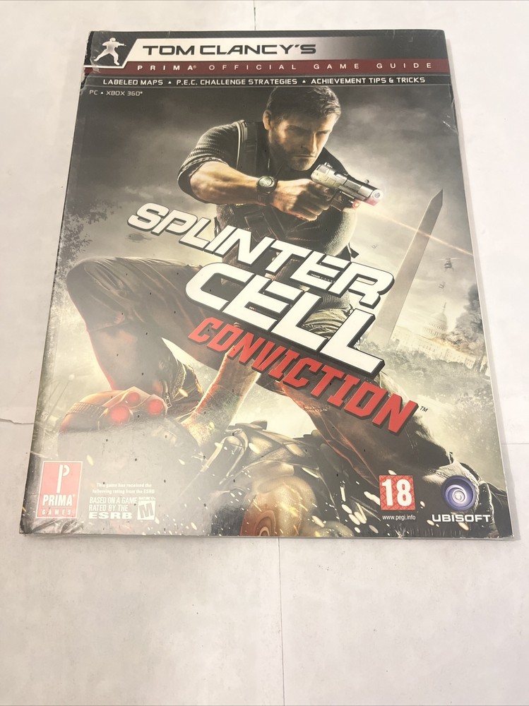 Tom Clancy's Splinter Cell Conviction PRIMA OFFICIAL GUIDE SEALED P77