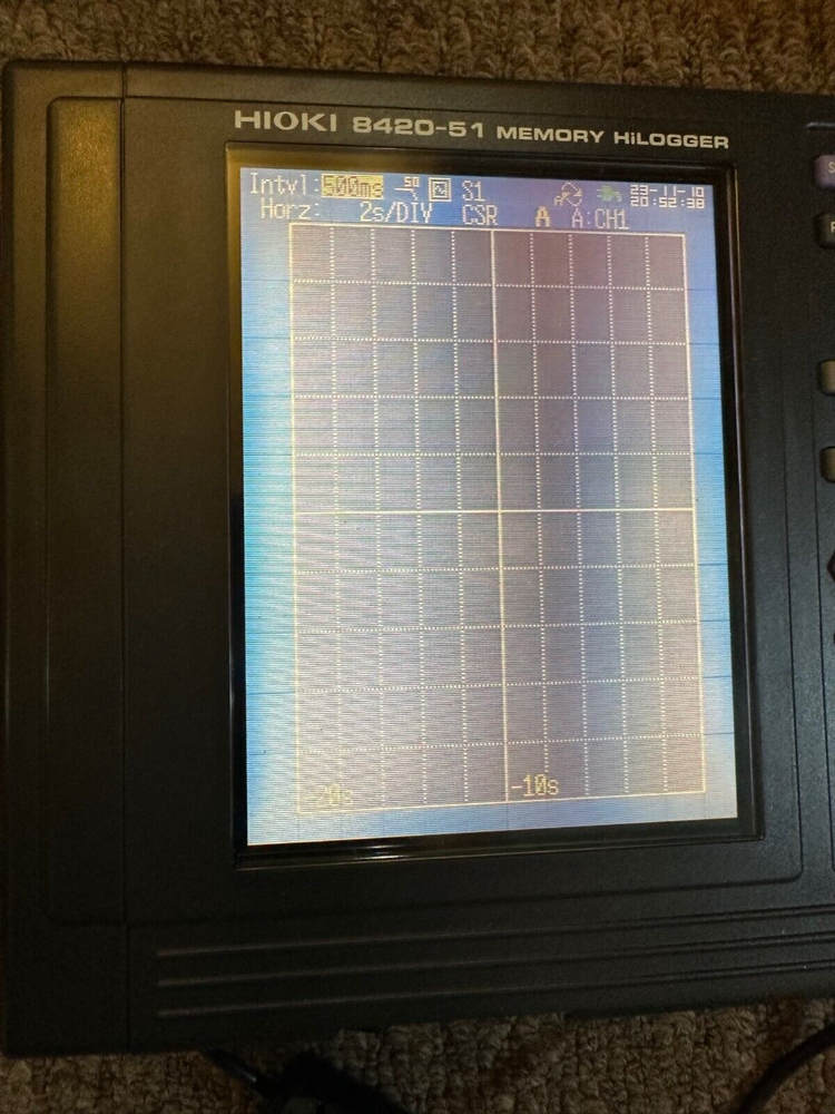 Hioki 8420-51 Memory Hilogger (Data Logger) 8ch/16ch with Case, Memory Card,