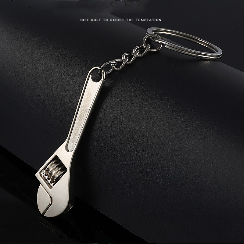 2pcs Creative Personality Simulation Activity Wrench Keychain