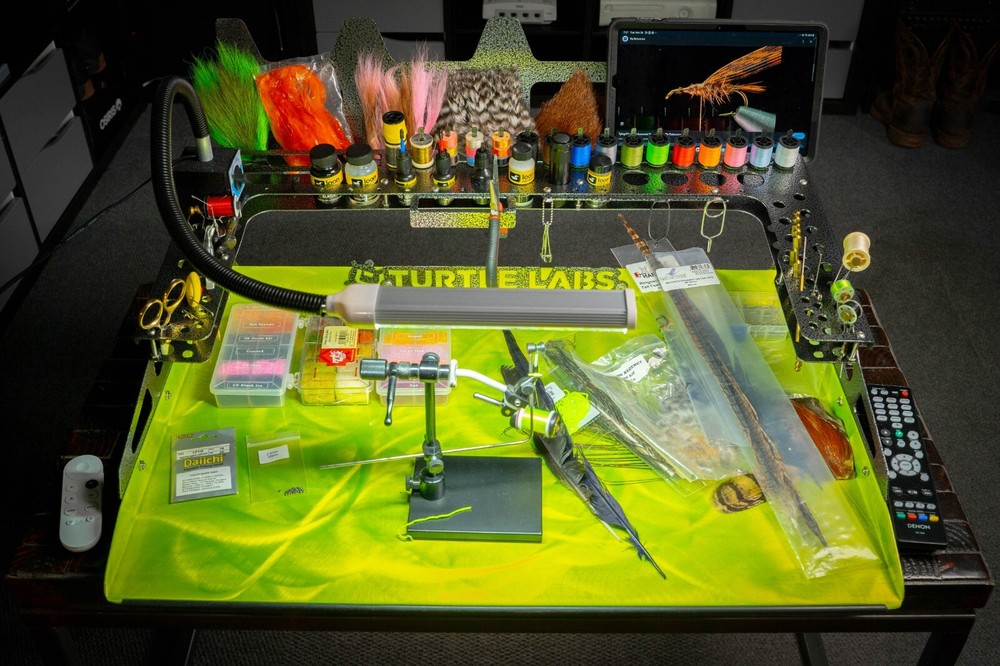 Fly Tying Portable Work Bench Bundle Workbench Mobile Workstation Fishing Table