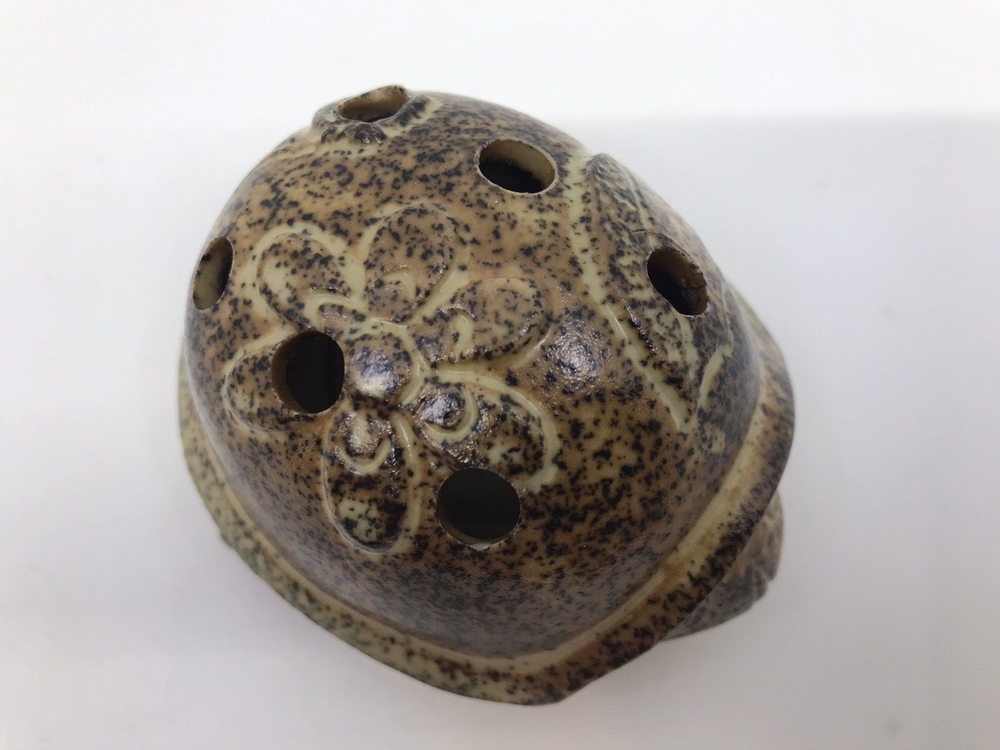 Vintage Turtle Incense Burner Ceramic Nice Condition No Chips