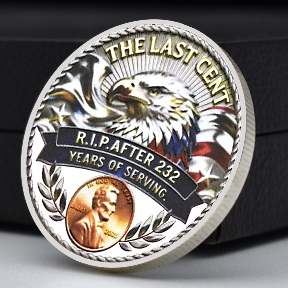 The Last Cent 2025 Final Issue Philadelphia R.I.P. Penny Commemorative Coin