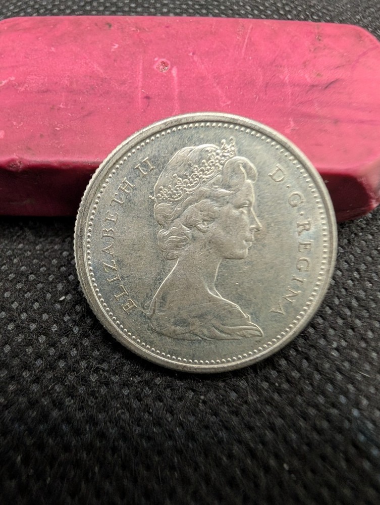 CANADA 1966 80% SILVER 25 CENTS