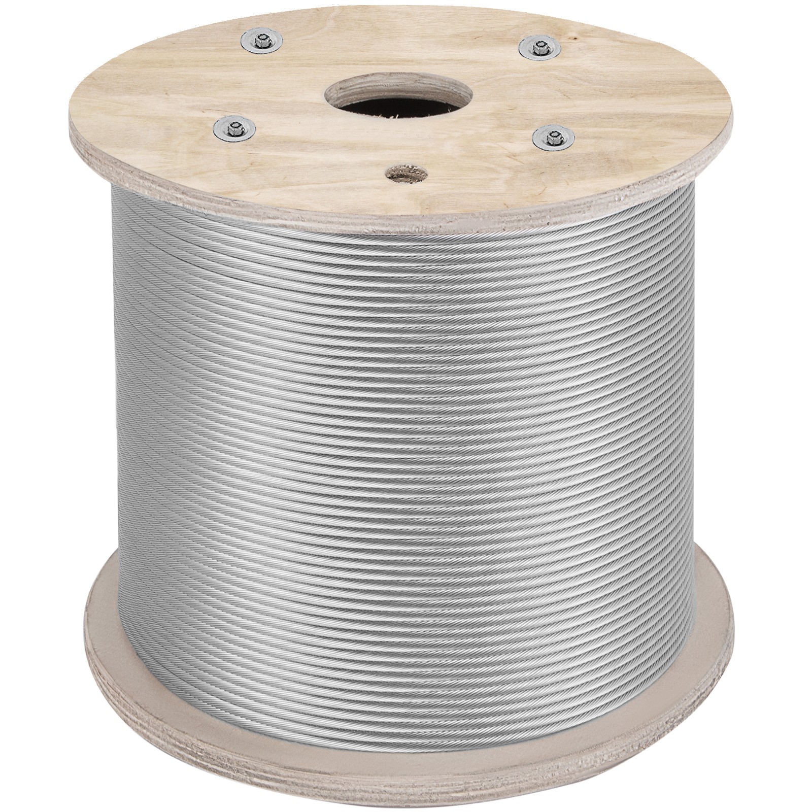 Uimoso T304 Stainless Steel Cable Wire Rope,1/4",7x19,200ft HIGH EFFICIENCY