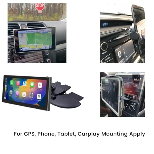 Replacement CD Phone Mount, CD Slot Mounting Bracket Base Lightweight