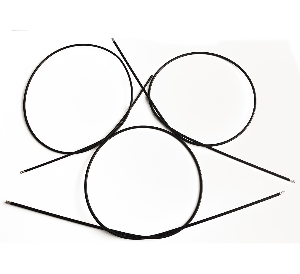 3Pcs/Set Motorcycle Clutch/Brake/Throttle Cable Kit Durable Steel Wire Universal