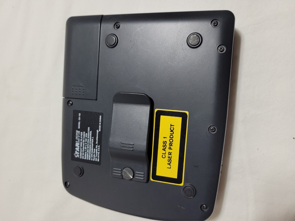 Starlite CD-102 Portable Compact Disc Player Works