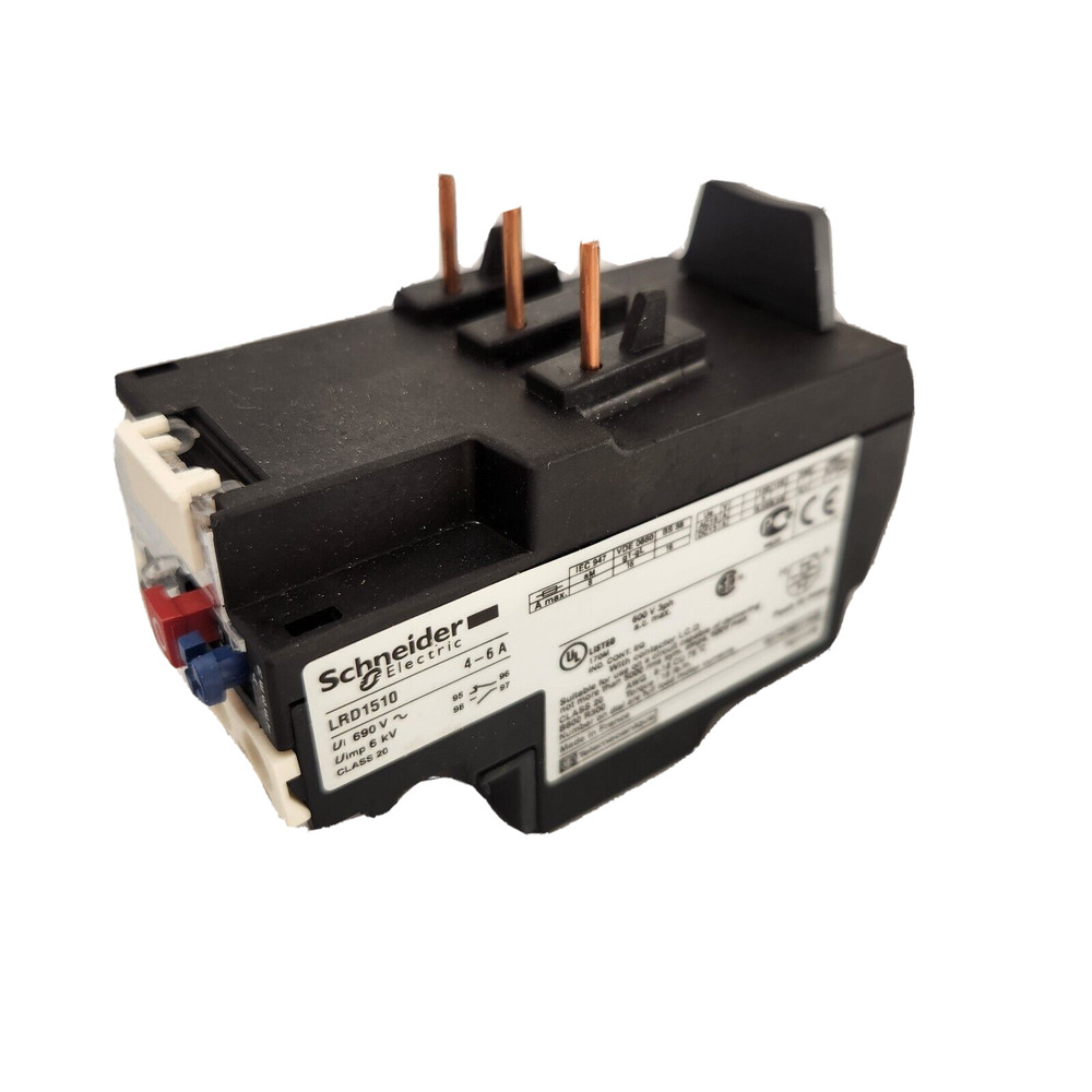 Schneider Electric Solid State Overload LRD1510 Trip: 4-6A | Pre-Owned, Untested