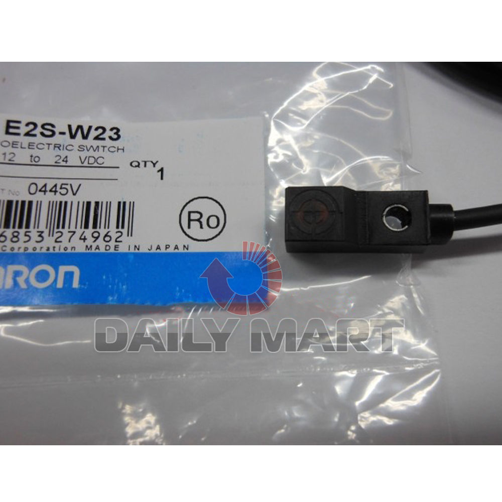Omron-E2S-W23 1M Rectangular Inductive Sensor, DC 3-Wire, 2.5MM Range NEW