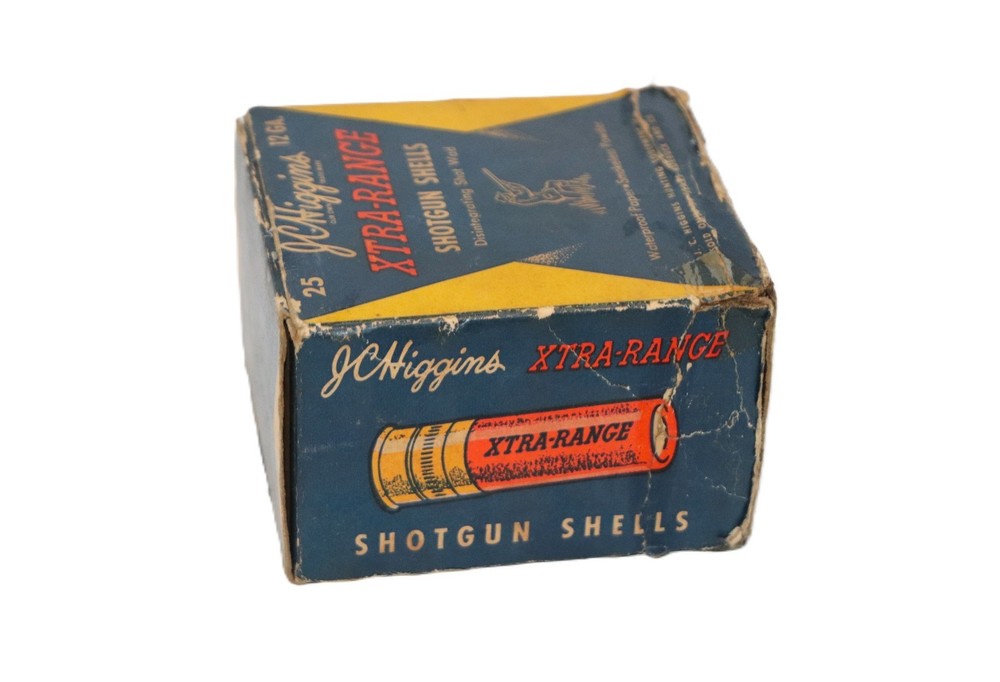 J.C. Higgins Xtra-Range 12 Ga. 1-Pc. Shot Shell Box - Empty