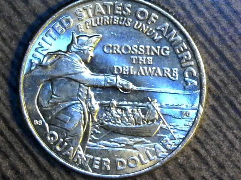 2021-P Washington Crossing The Delaware Quarter Multiple Errors