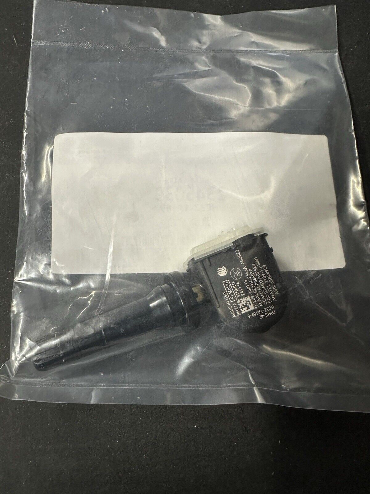 COMPLETE SET OF 4 GENUINE OEM FORD TPMS TIRE PRESSURE SENSORS HC3Z-1A189-F