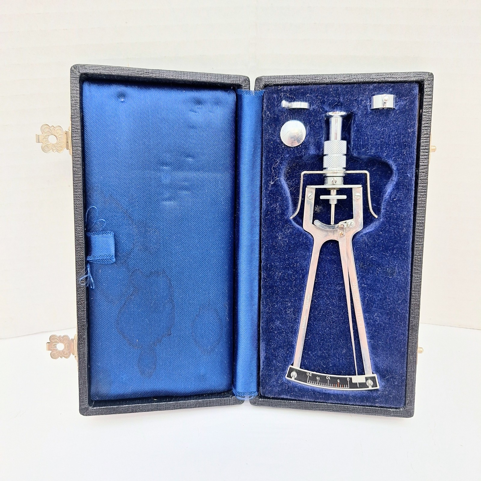 Vintage N.Prof. Schioetz Tonometer Tool With Original Case