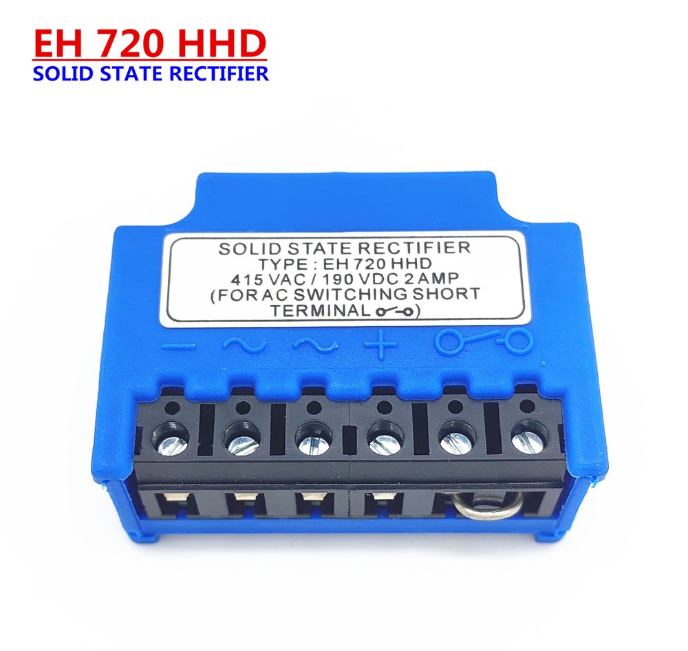 SOLID STATE RECTIFIER EH 720 HHD 415VAC/190VDC 2AMP brake rectifier