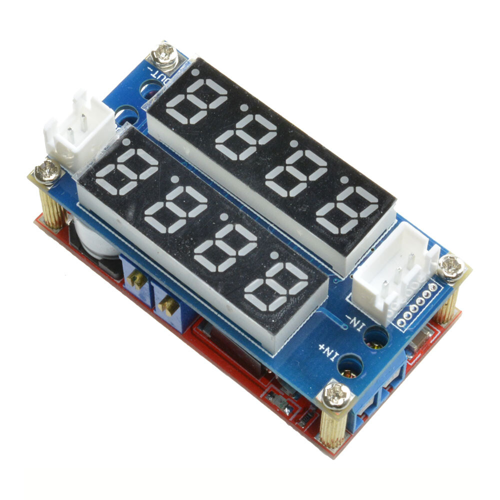 5A Adjustable CC/CV Display Step Down charge Module LED Panel Voltmeter Ammeter