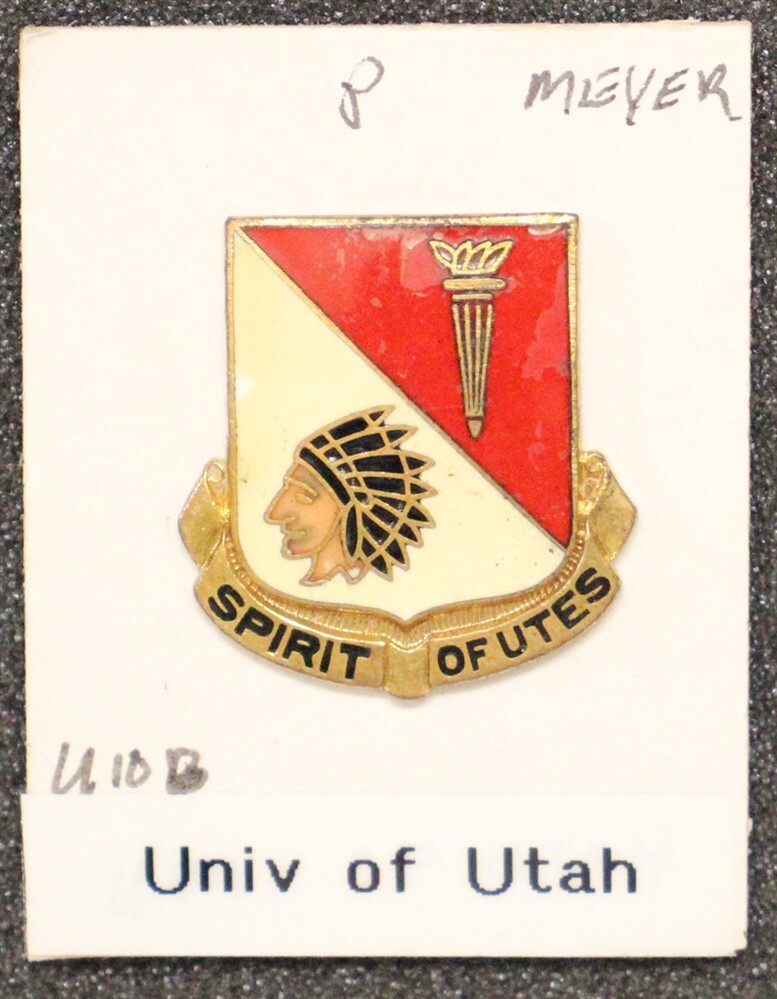 Army ROTC DI Pin: University of Utah - p/b, Meyer