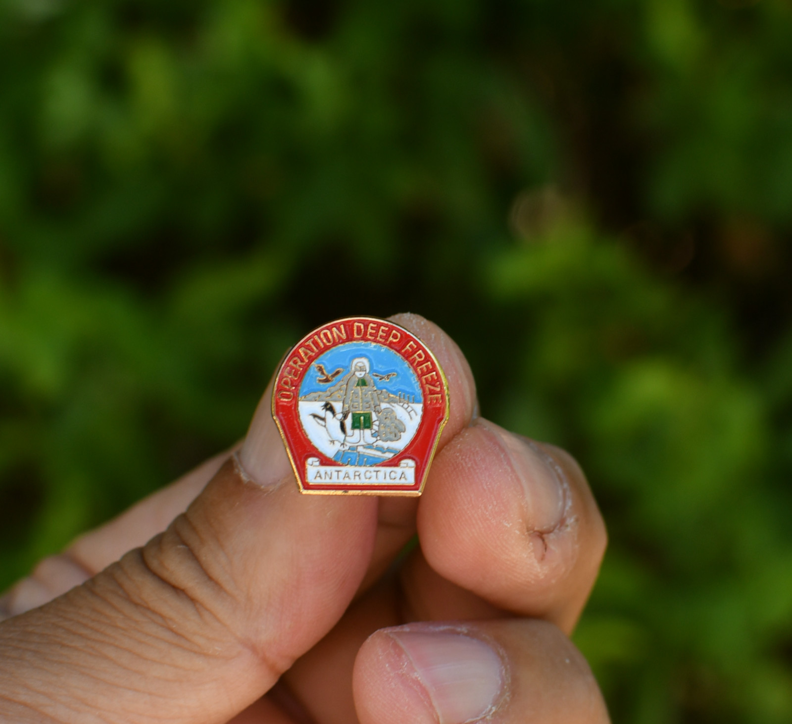 Operation Deep Freeze Antarctica Gold Lapel Pin