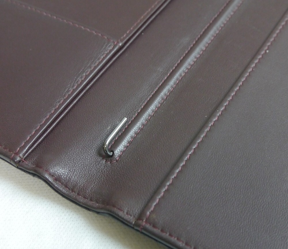 Authentic CHANEL Notebook cover lambskin COCO mark Leather #4174