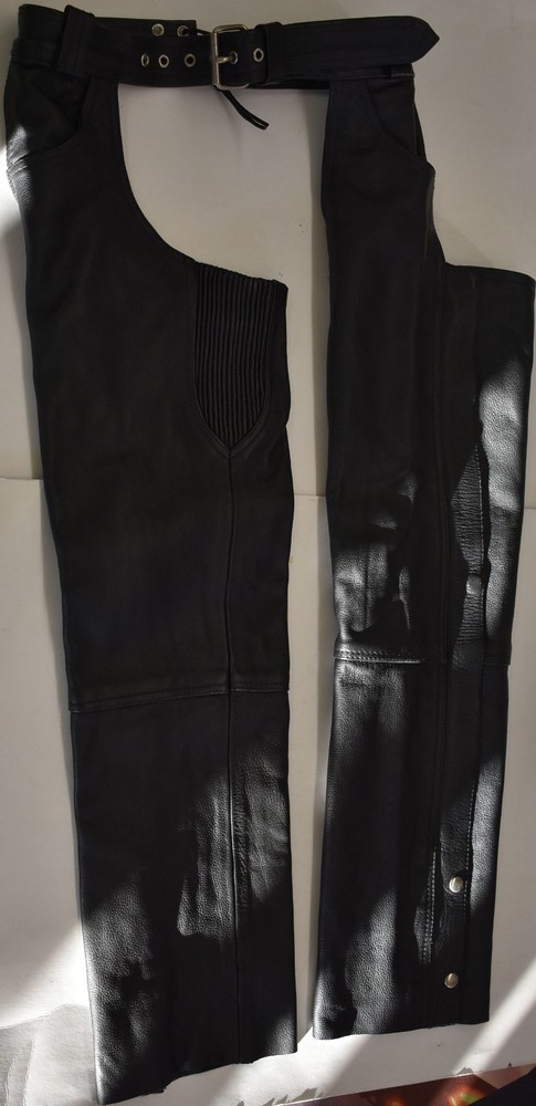 Leather Motorcycle Biker Chaps BD Bikers Design XS