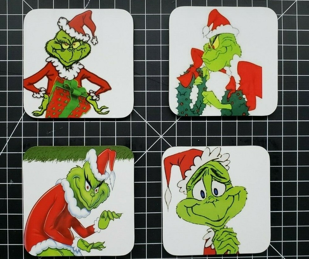 How The Grinch Stole Christmas Coaster Set