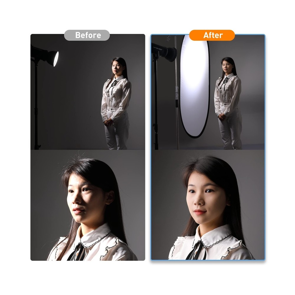 SUPON 60"x80"/150x200cm Lighting Studio Soft Light Diffuser, Collapsible Pop ...