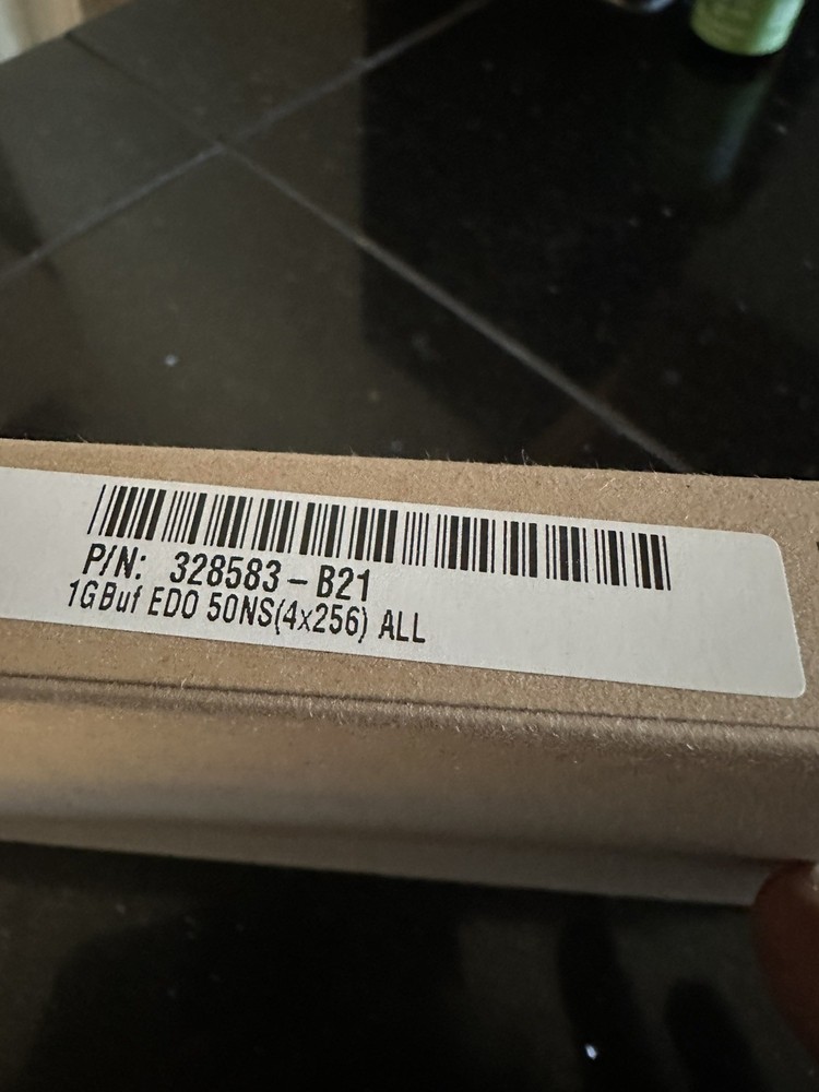 GENUINE Compaq 1GB 4x256MB ECC 50NS Memory EDO DRAM DIMM