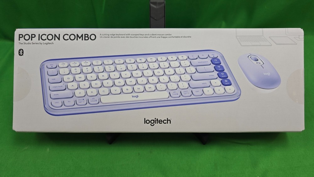 Logitech POP ICON Combo, Bluetooth Keyboard and Mouse Combo NEW (E2)