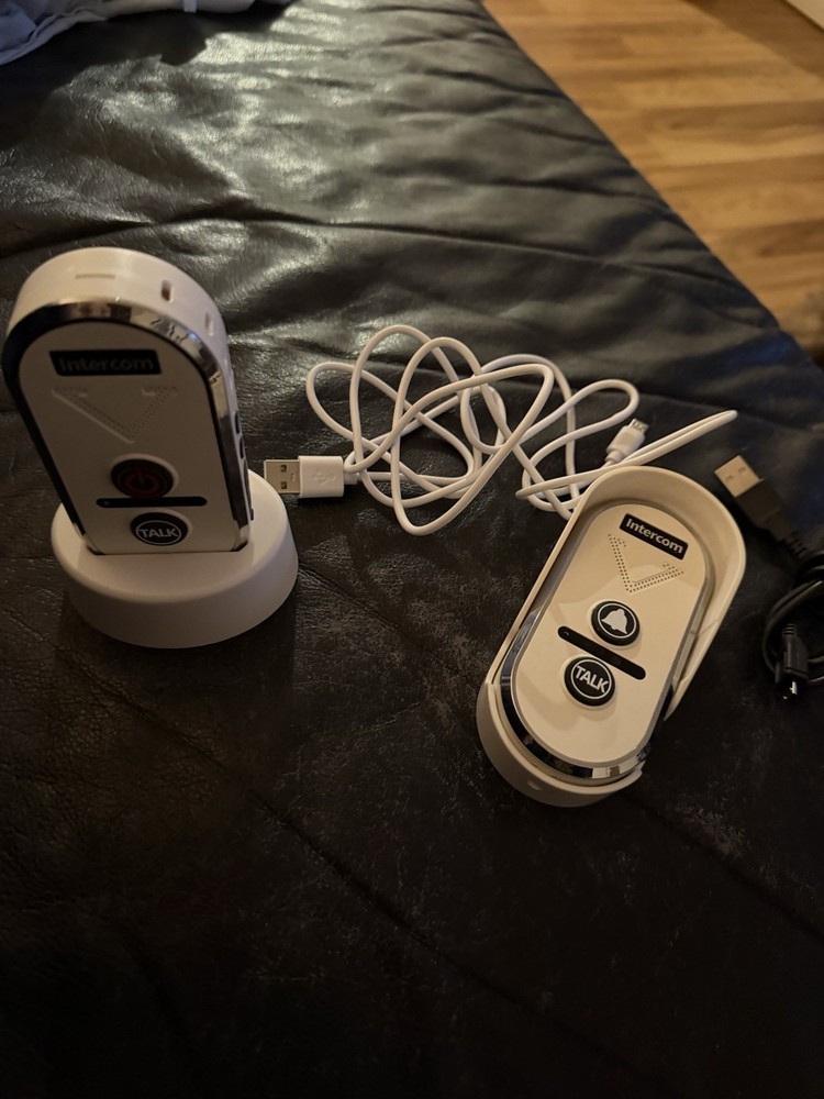 Wireless Home Intercom System 2 Pack Long Range 4900ft Waterproof Office House