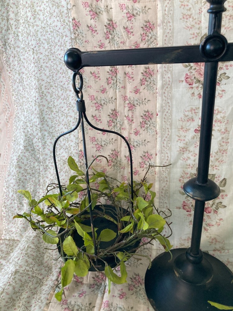 vintage style scales with greenery