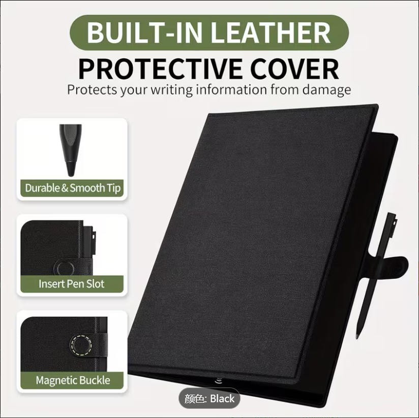 9.5" LCD Writing Tablet Full Screen Drawing Board Reusable Digital Notepad Study