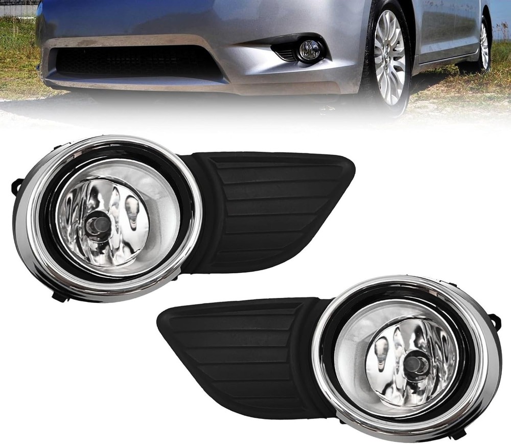 Fog Lights Compatible with 2011-2017 Sienna (Does not Compatible with SE Models)