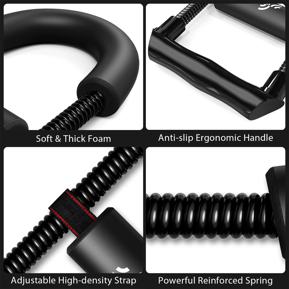 Wrist Strengthener Forearm Exerciser Hand Developer Strength Trainer for Athl...