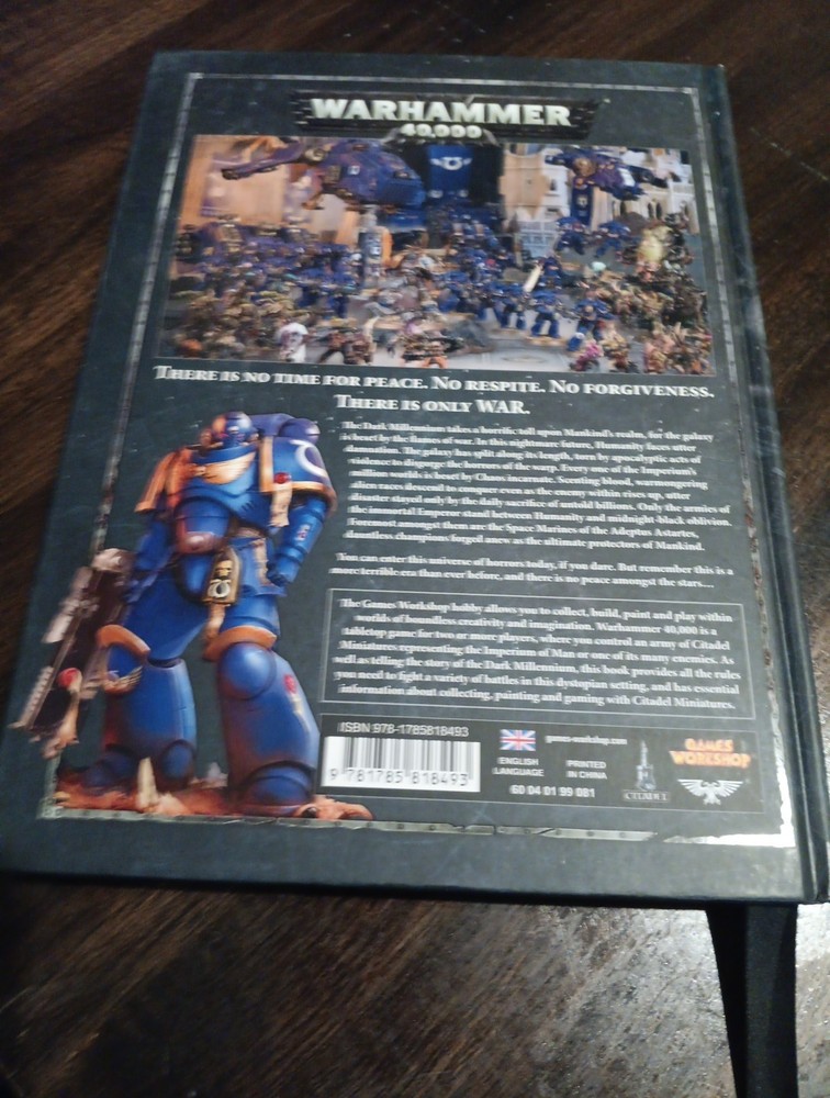 Warhammer 40k 8th Edition Core Rule Book Games Workshop Hardcover