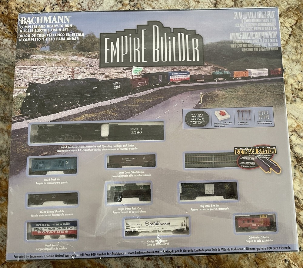 Bachmann Empire Builder N Scale Train Set