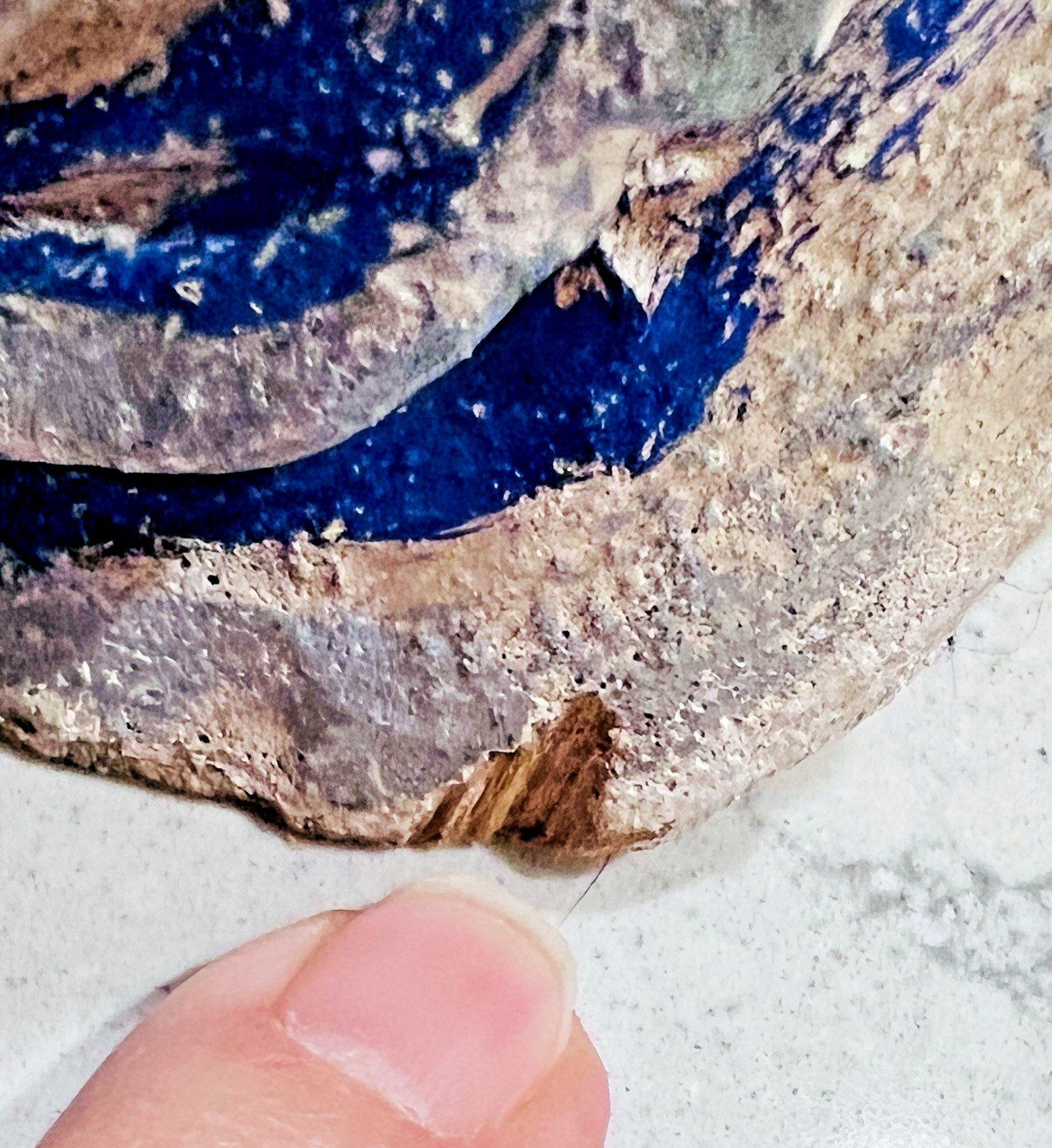 Vtg 20" Wood Folk Art Statue Pig-Headed Humanoid Hand Carved Peruvian Andean