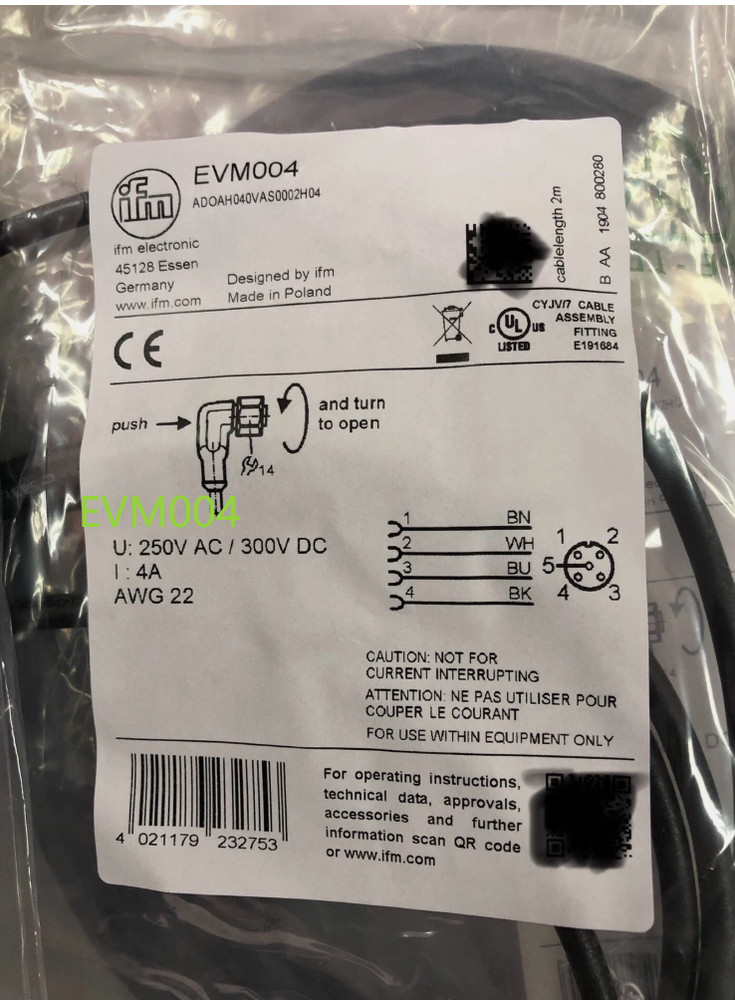 ONE . New FOR EVM004 sensor @106